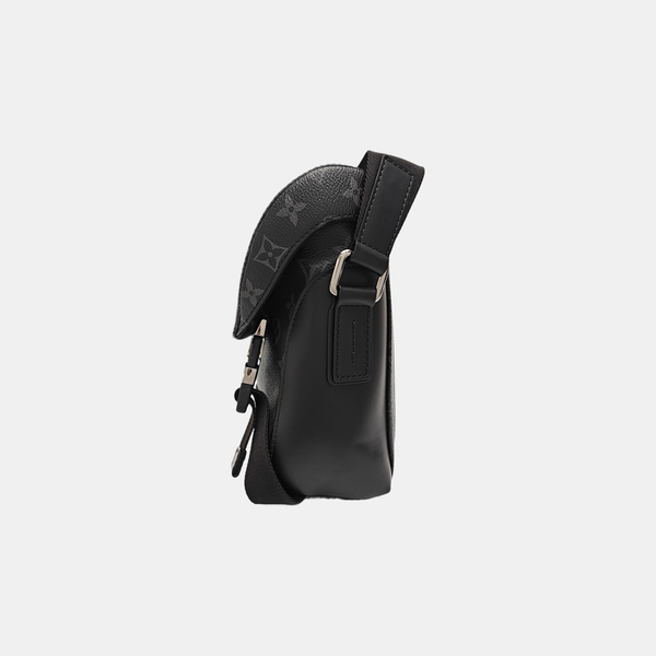 VOYAGER PM Monogram Coated Canvas Black