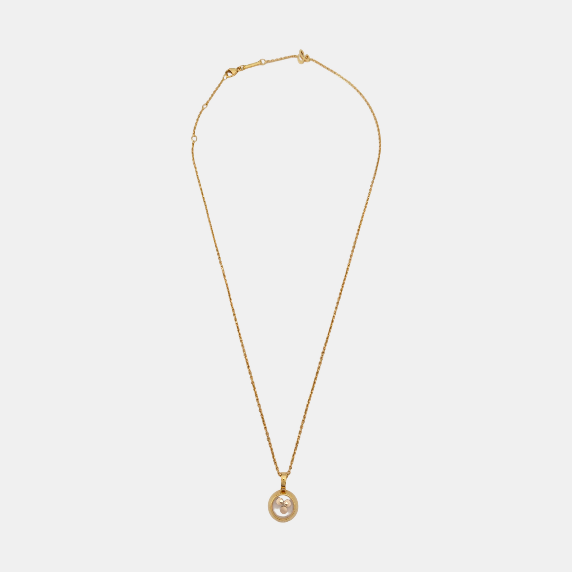 HAPPY DIAMONDS 18k Rose Gold Necklace