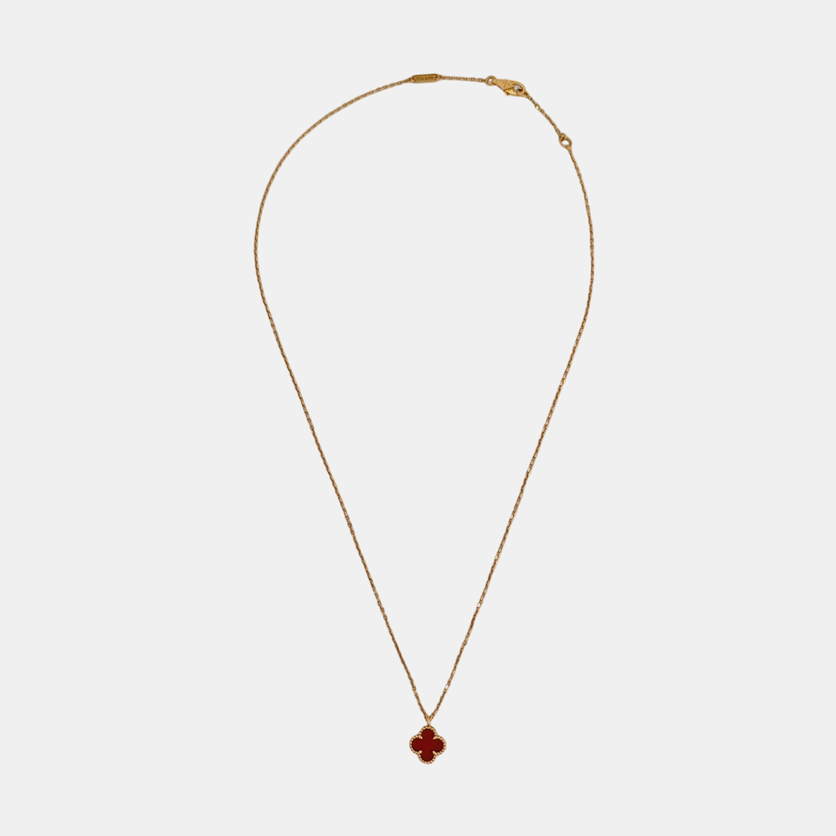 Sweet Alhambra 18k Rose Gold Necklace