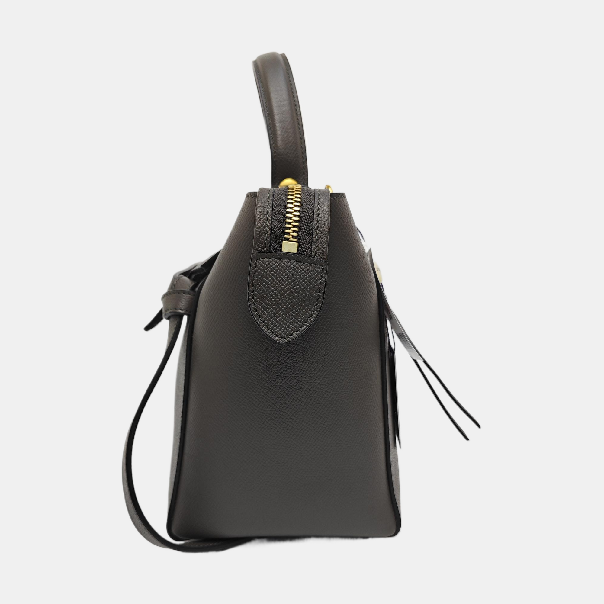 BELT Micro Calfskin Gray
