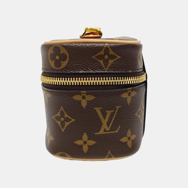 NICE Super Mini Monogram Coated Canvas Brown