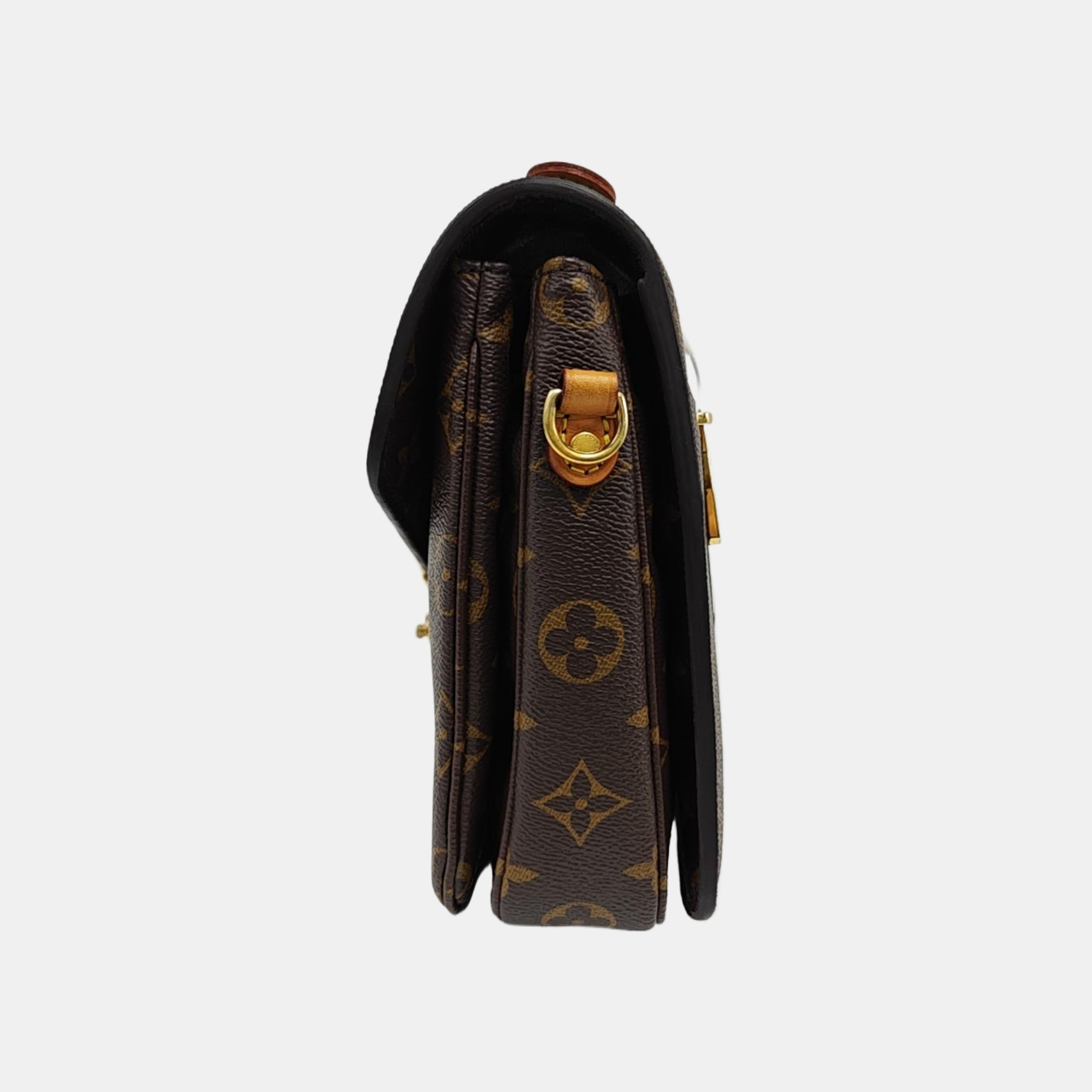 MÉTIS MM Monogram Coated Canvas Brown