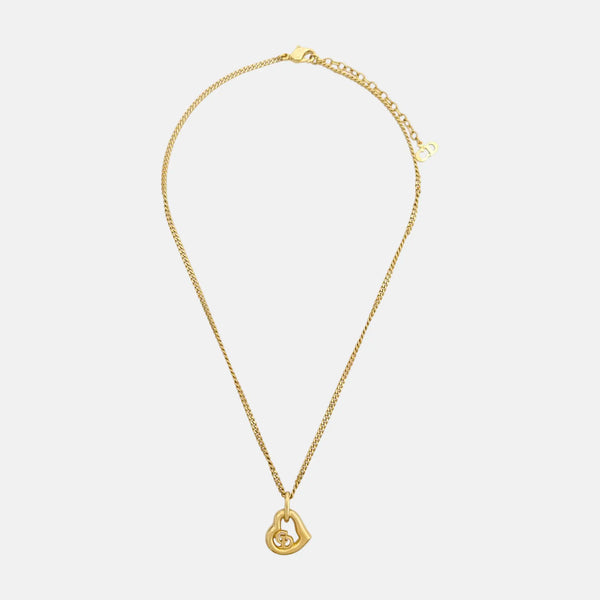 Petit CD Metal Gold Necklace