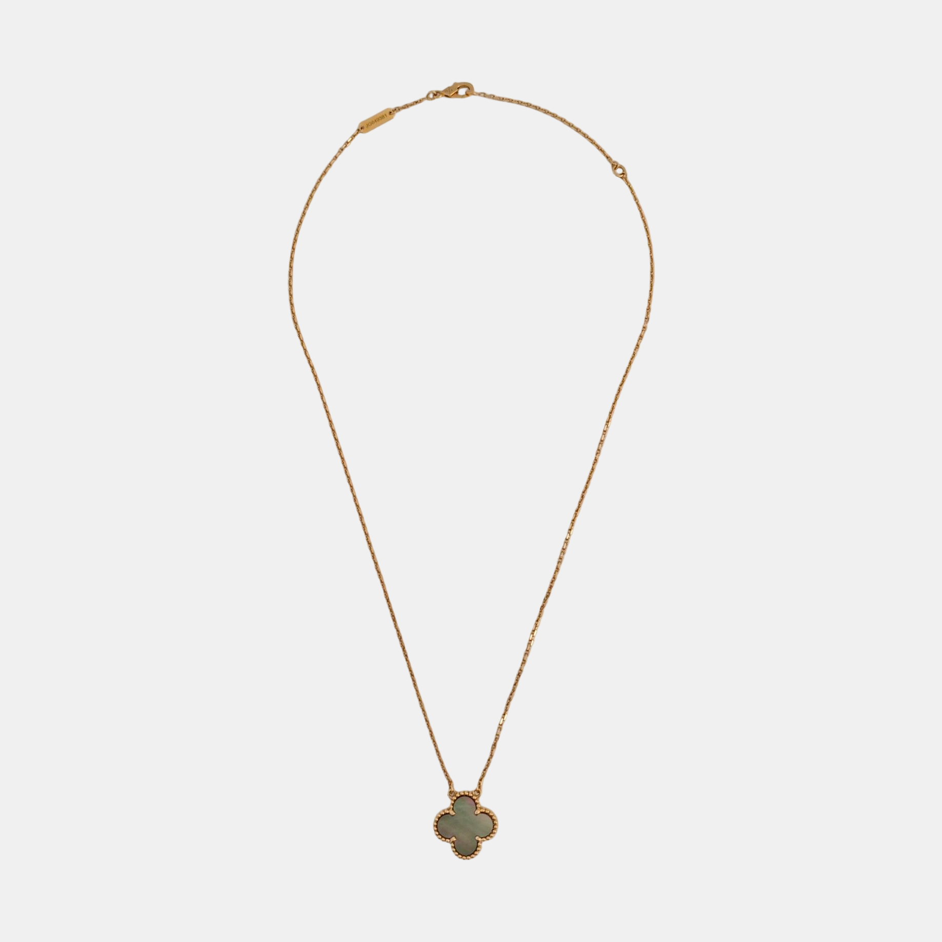 Vintage Alhambra 18k Rose Gold Necklace