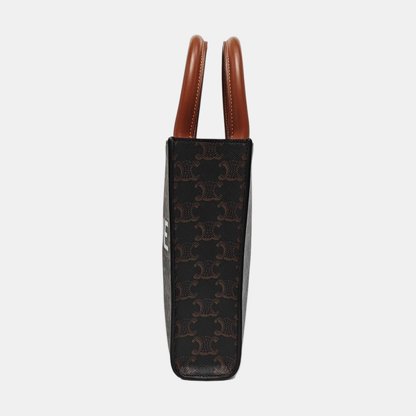 CABAS CELINE Mini Coated Canvas Brown
