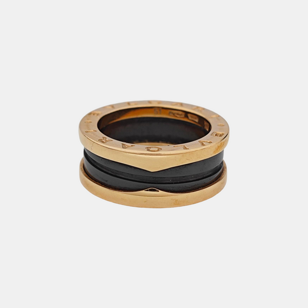 B.ZERO1 18k Rose Gold Ring EU 51