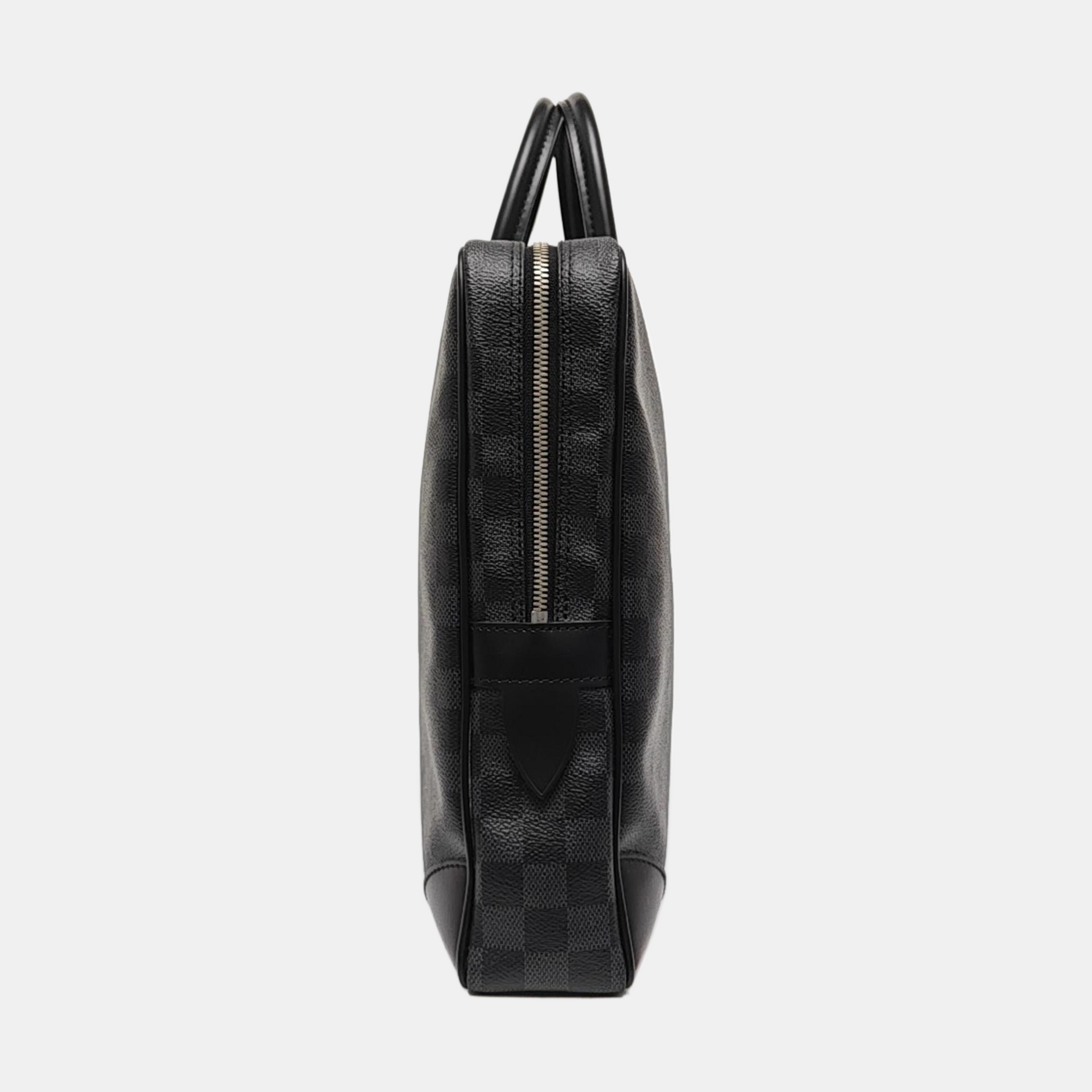 PORTE-DOCUMENTS Damier Graphite Coated Canvas Black