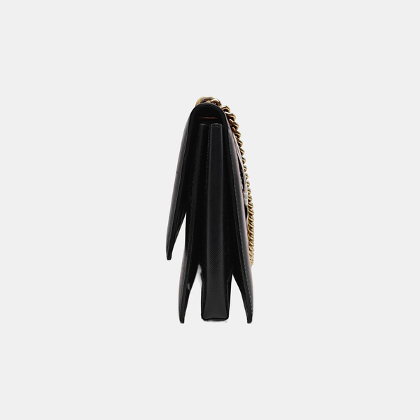 Calfskin Shoulder Bag Black