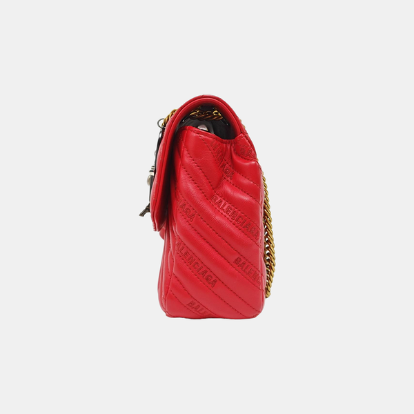 BB Quilted Calfskin Red