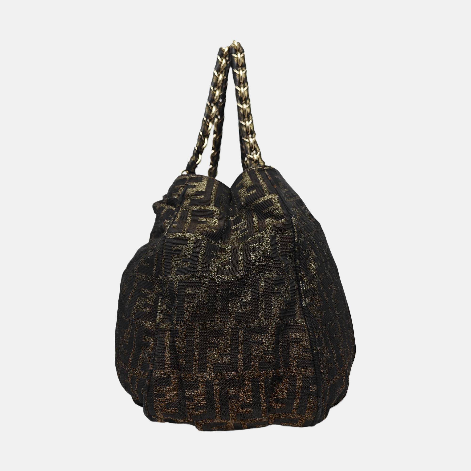 Coated Canvas Top Handle Bag Multicolor