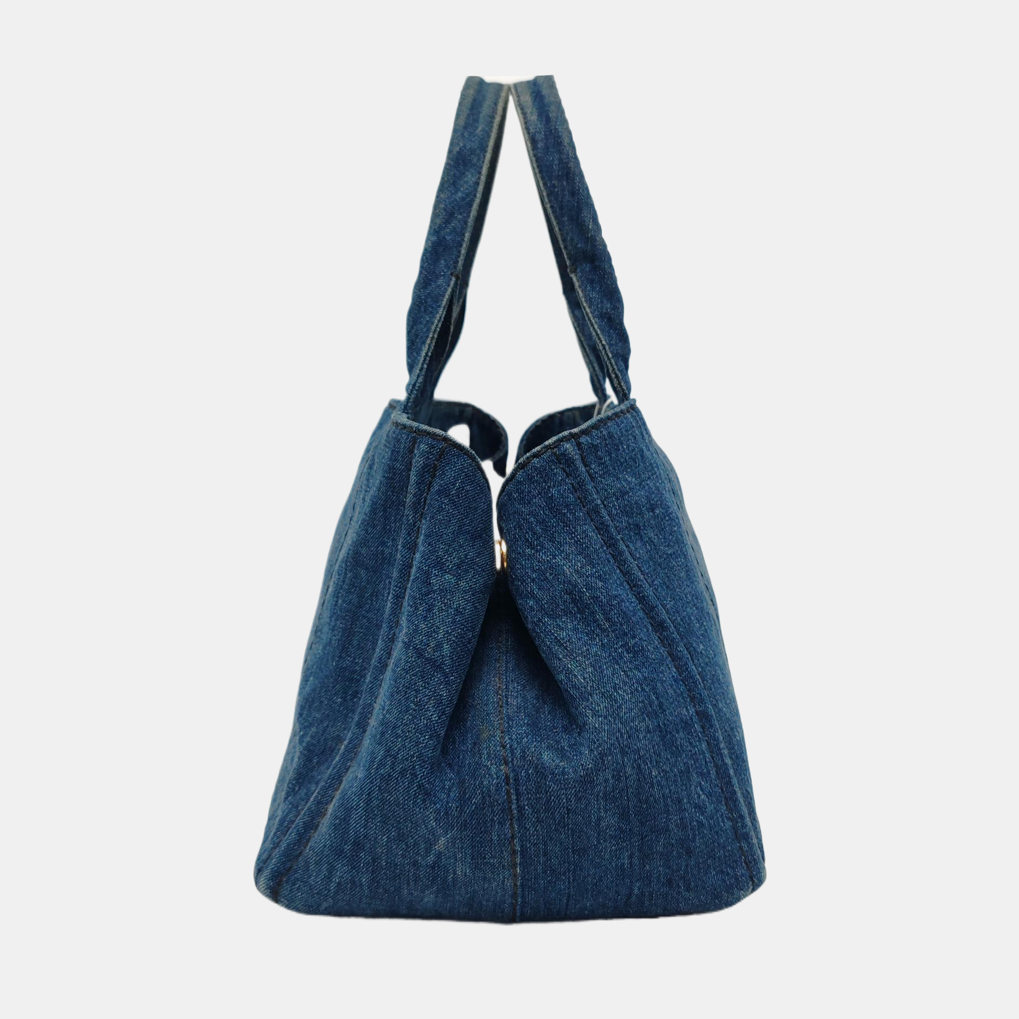 Denim Quilted Denim Blue