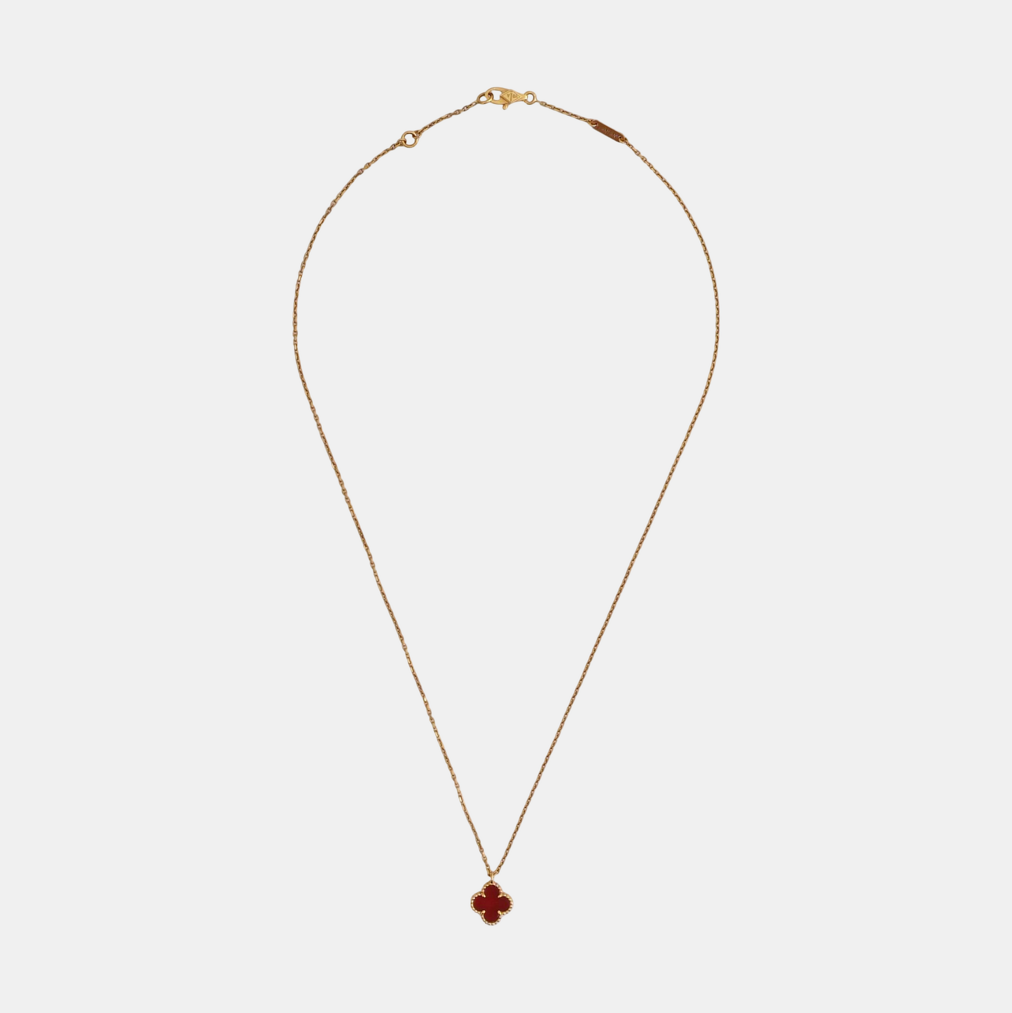 Sweet Alhambra 18k Rose Gold Necklace