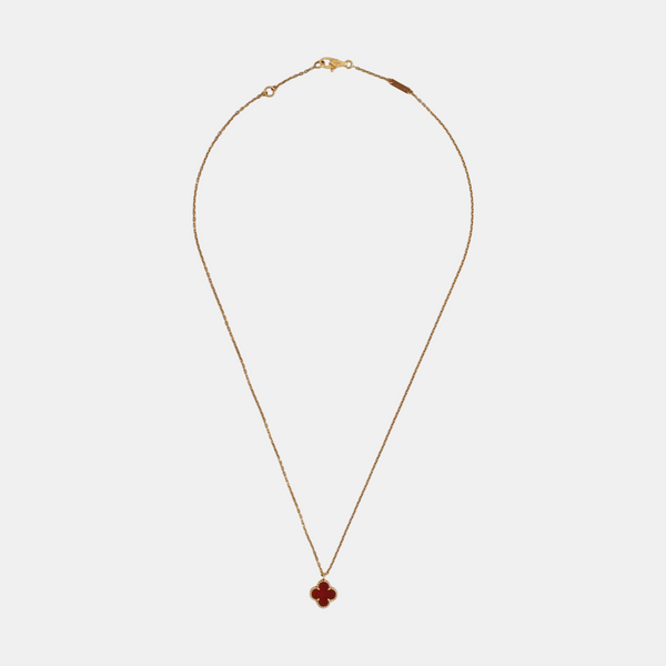 Sweet Alhambra 18k Rose Gold Necklace