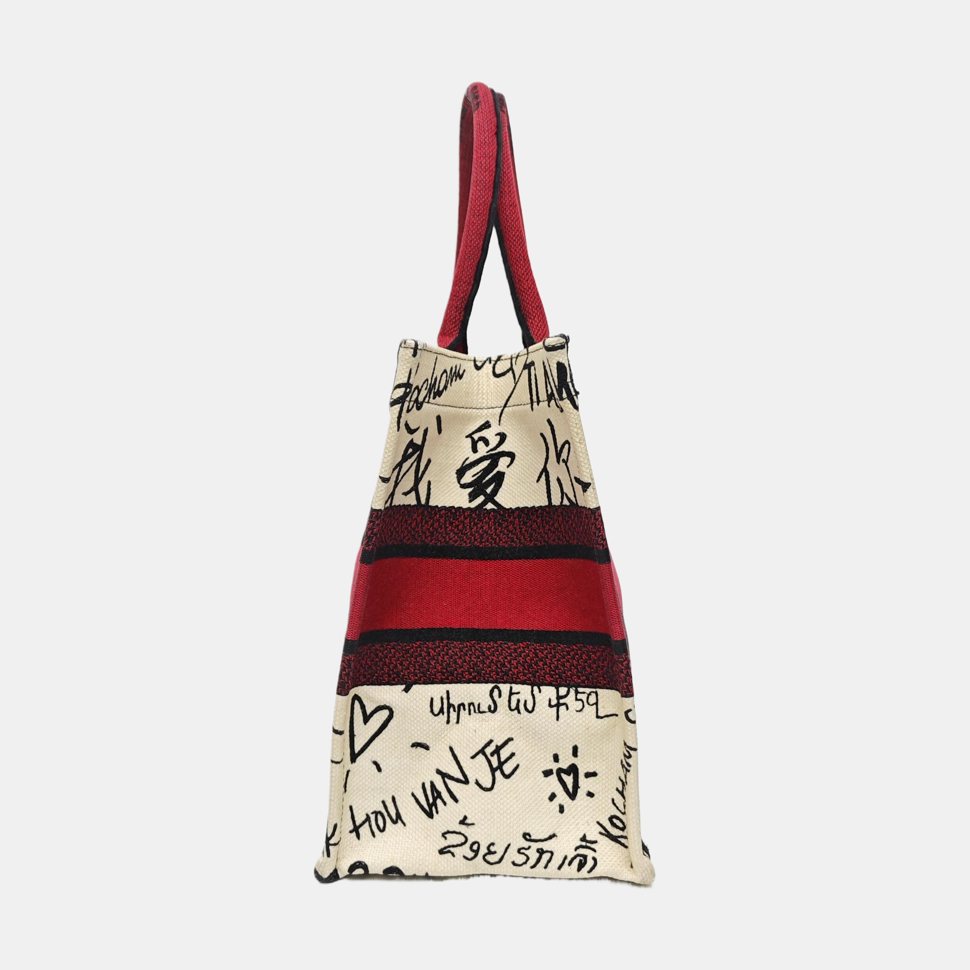 Book Tote Medium Canvas Multicolor