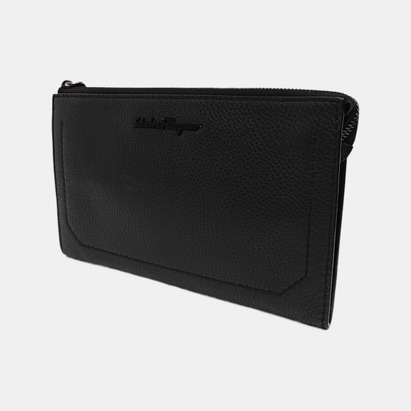 Calfskin Clutch Black