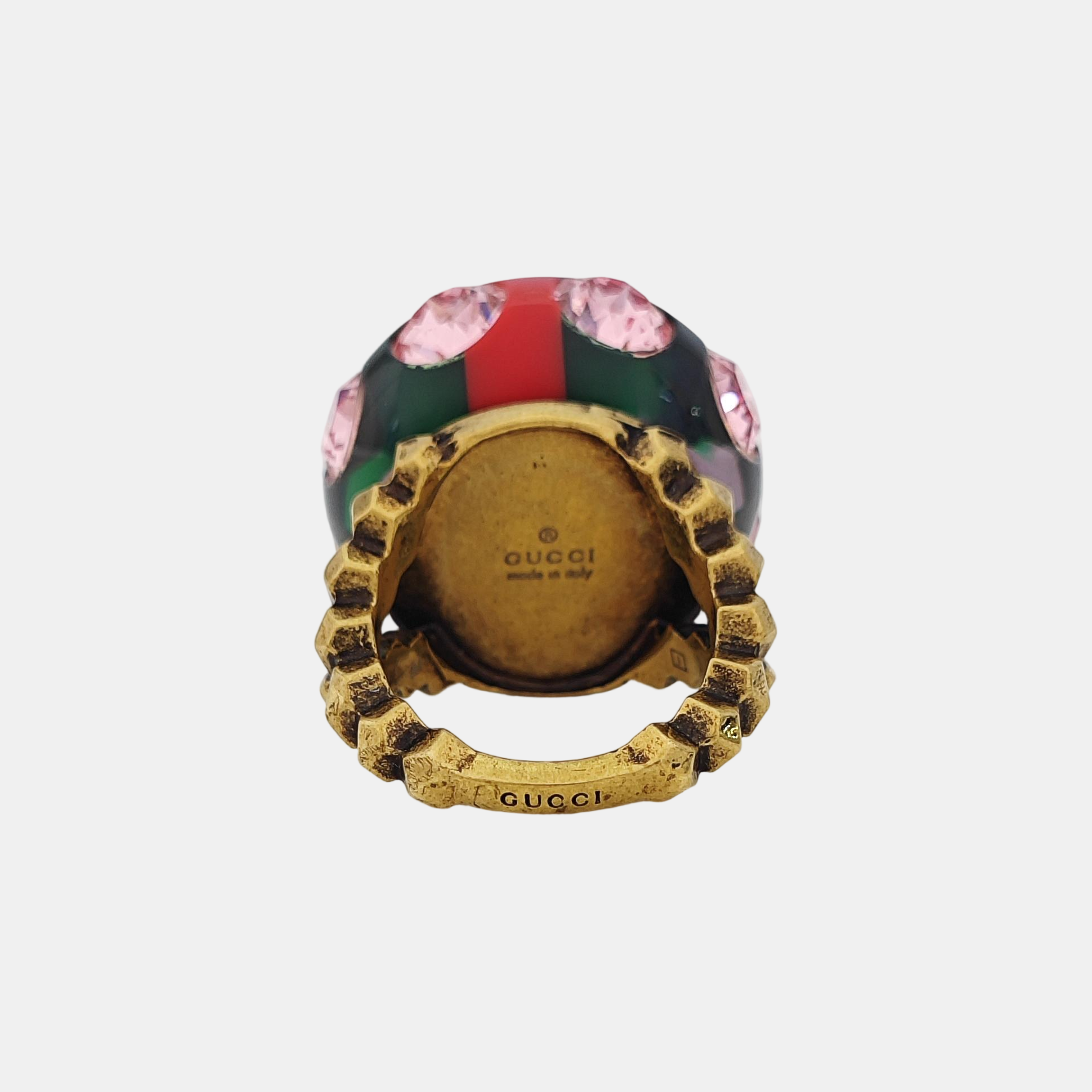 Metal Green Ring EU 55
