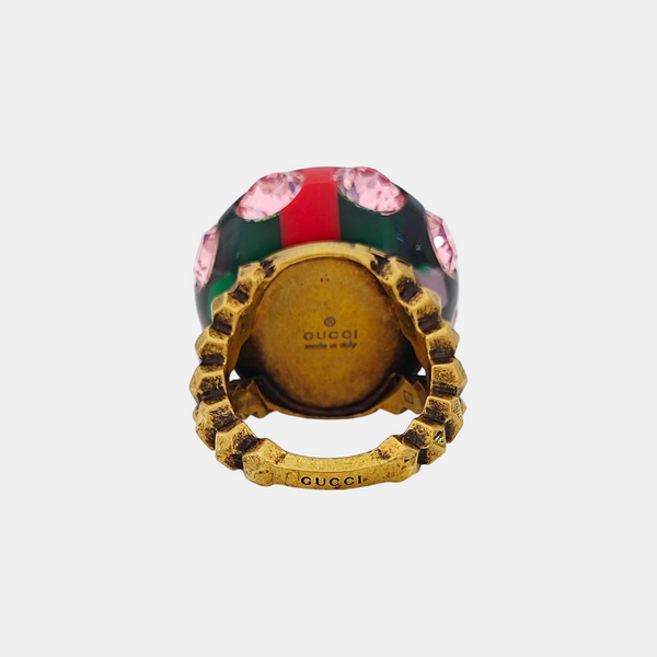 Metal Green Ring EU 55