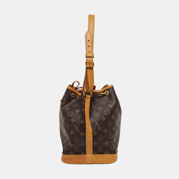 NOÉ MM Monogram Coated Canvas Brown