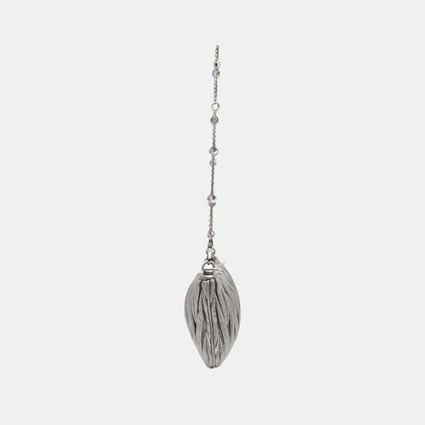 Matelassé Quilted Lambskin Silver