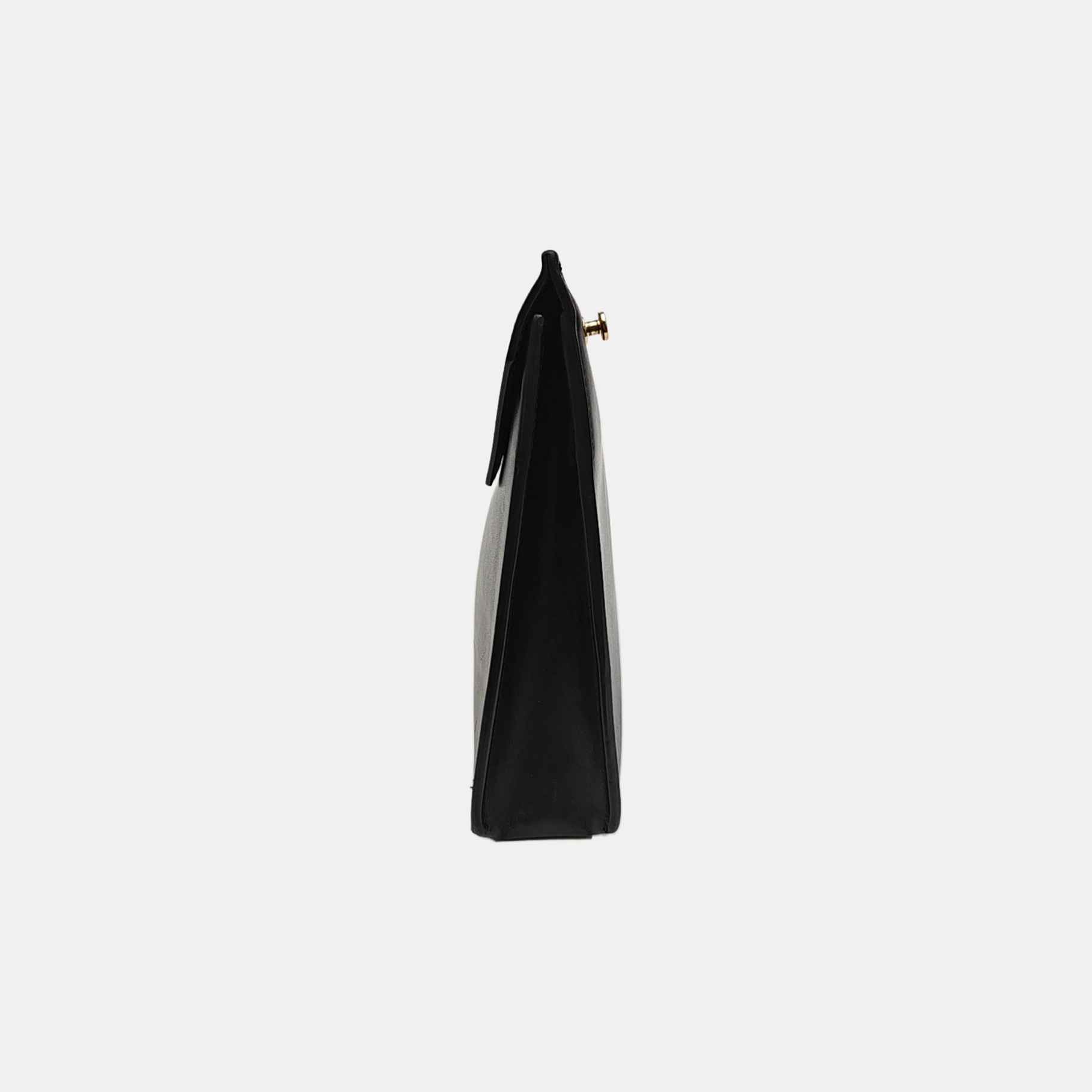 Leather Shoulder Bag Black