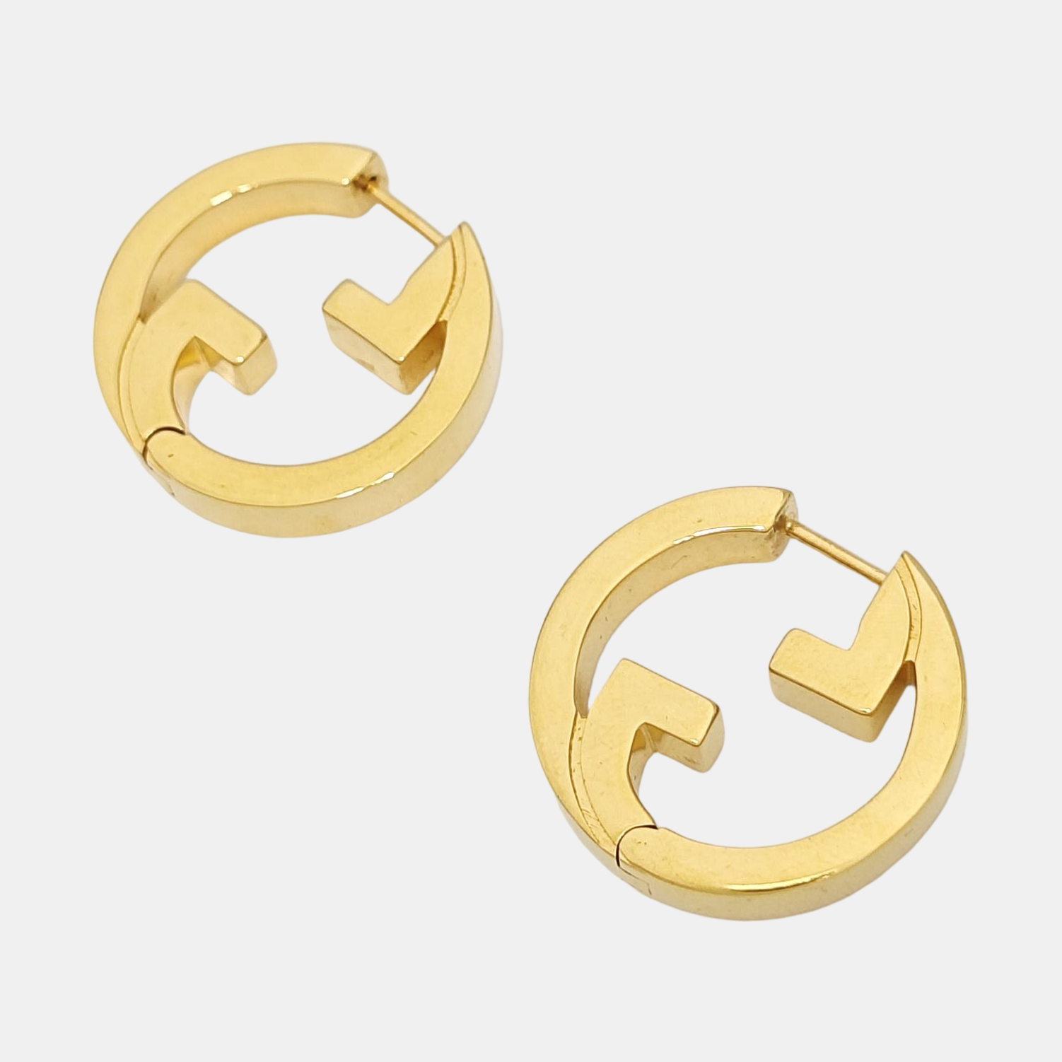 GG Running Metal Gold Earrings