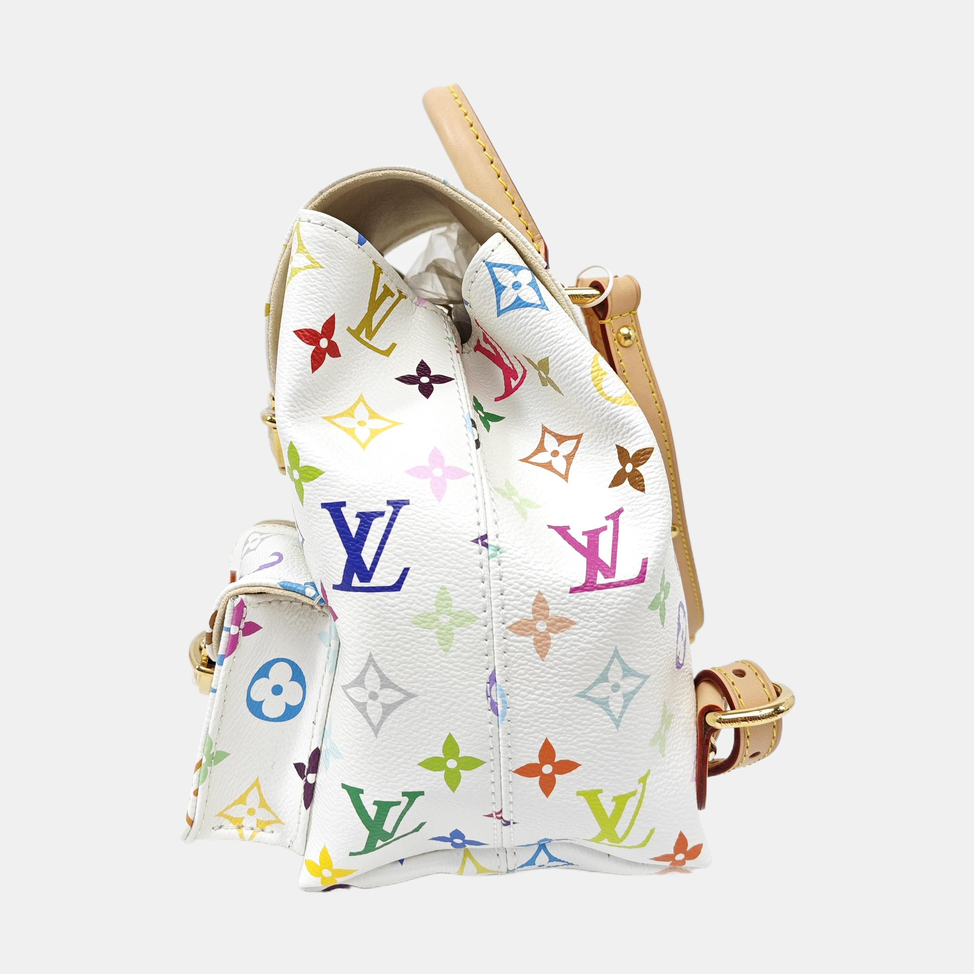 LV × TM VENICE Monogram Coated Canvas White
