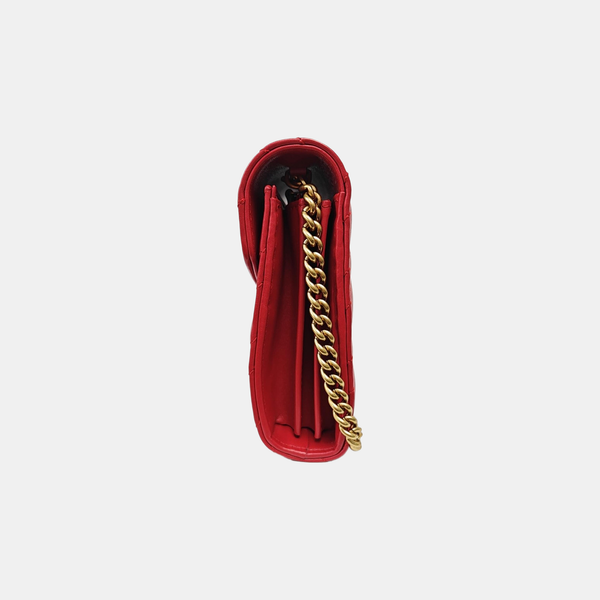 GG Marmont Mini Quilted Calfskin Red