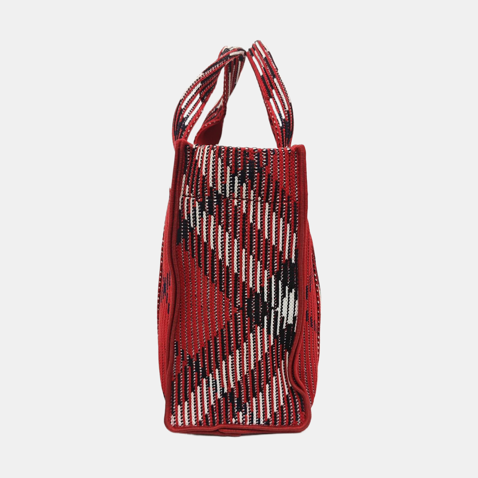 Fabric Shoulder Bag Mini Red
