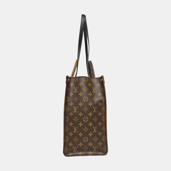 ONTHEGO GM Monogram Coated Canvas Brown