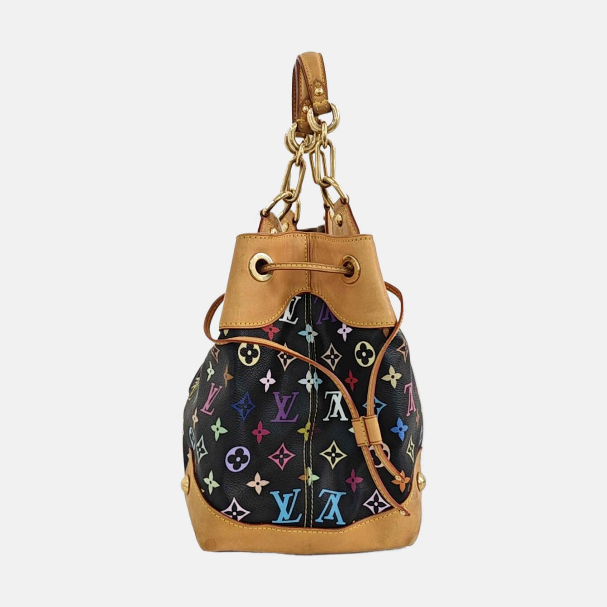 LV × TM URSULA Monogram Coated Canvas Black