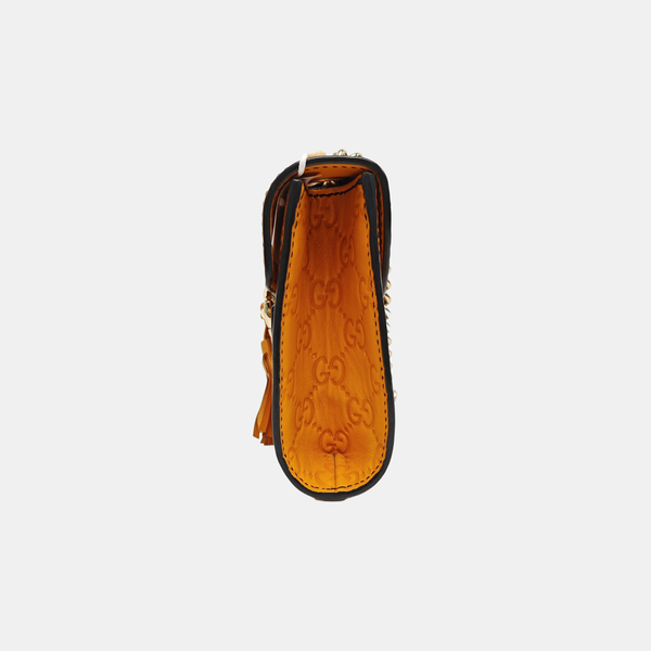 Emily Chain Monogram Calfskin Yellow