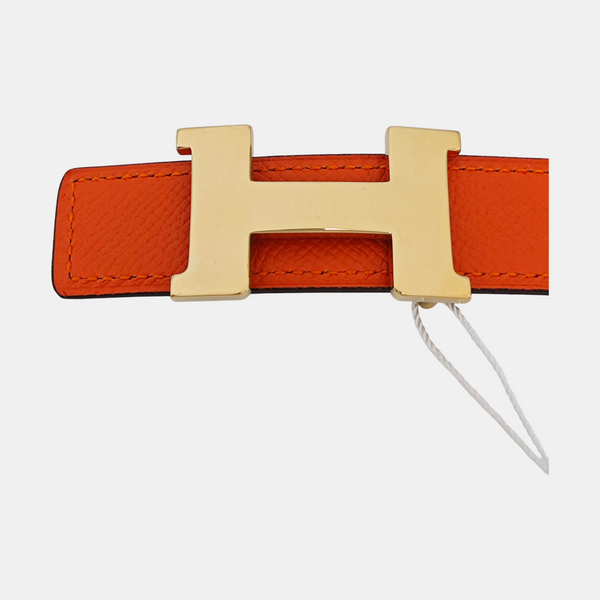 Leather Belt Orange