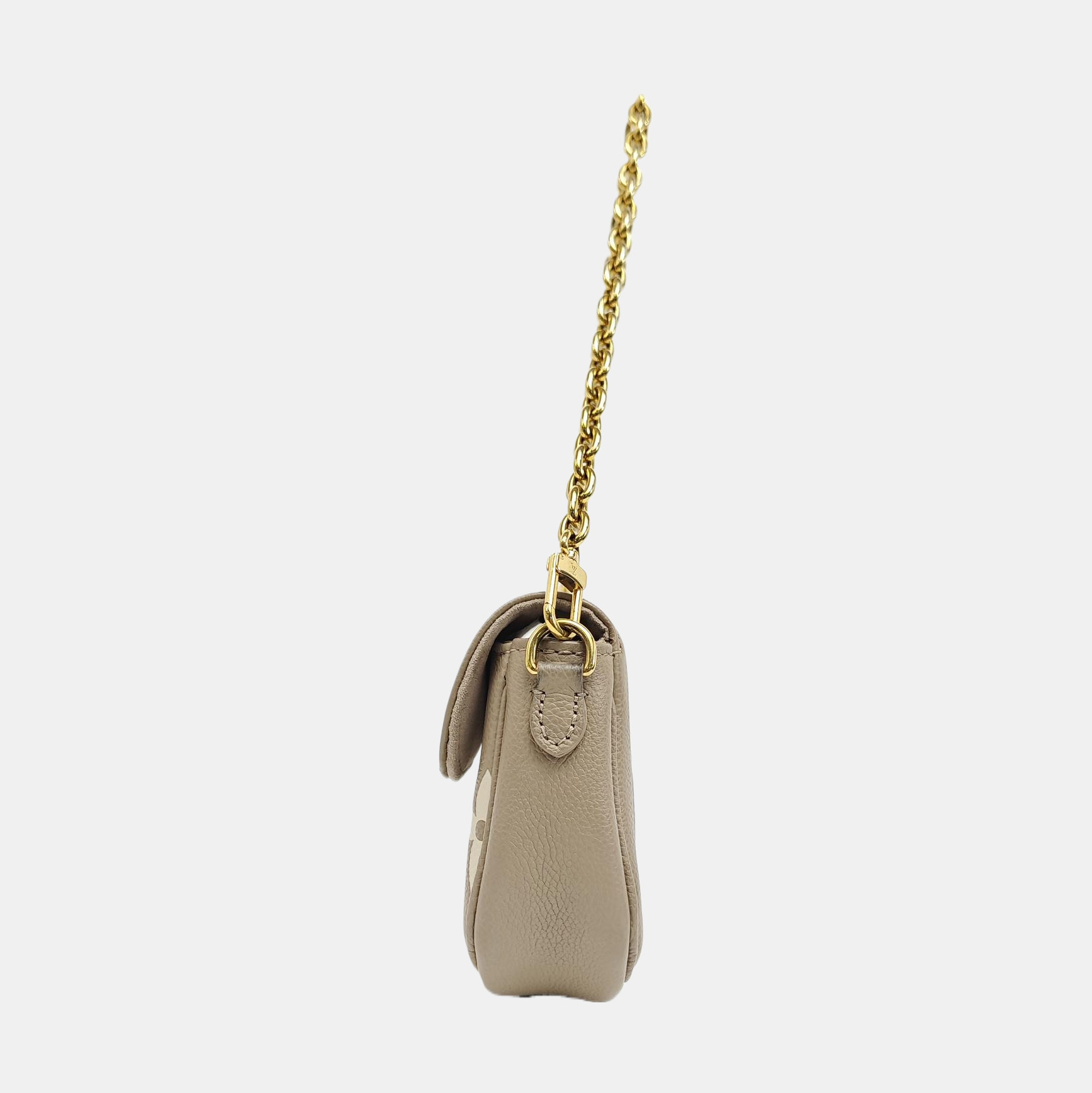 IVY Monogram Calfskin Gray