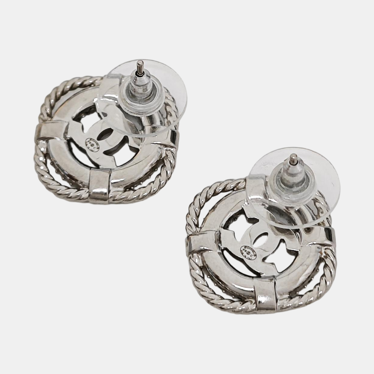 Metal Silver Stud Earrings