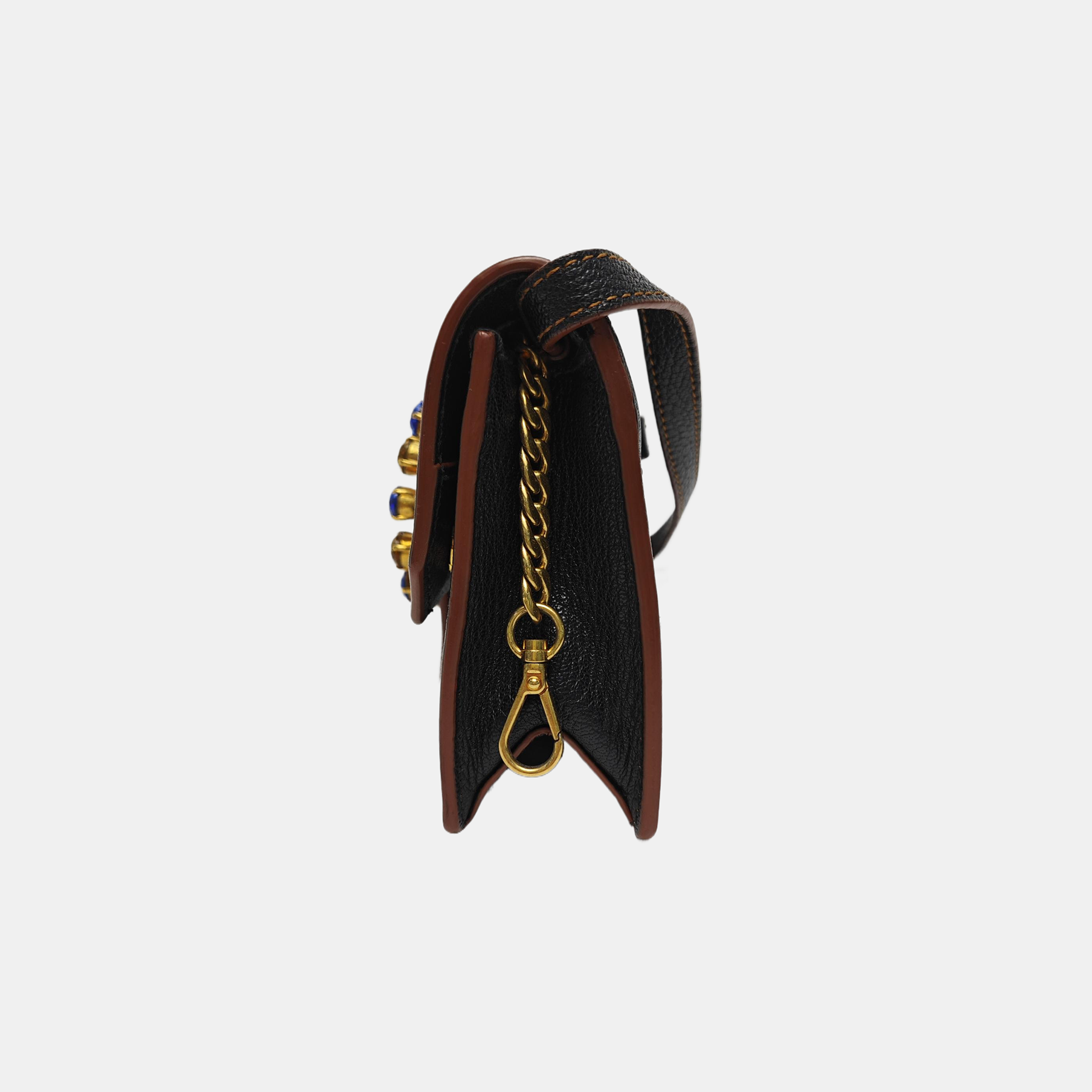 My Miu Calfskin Black