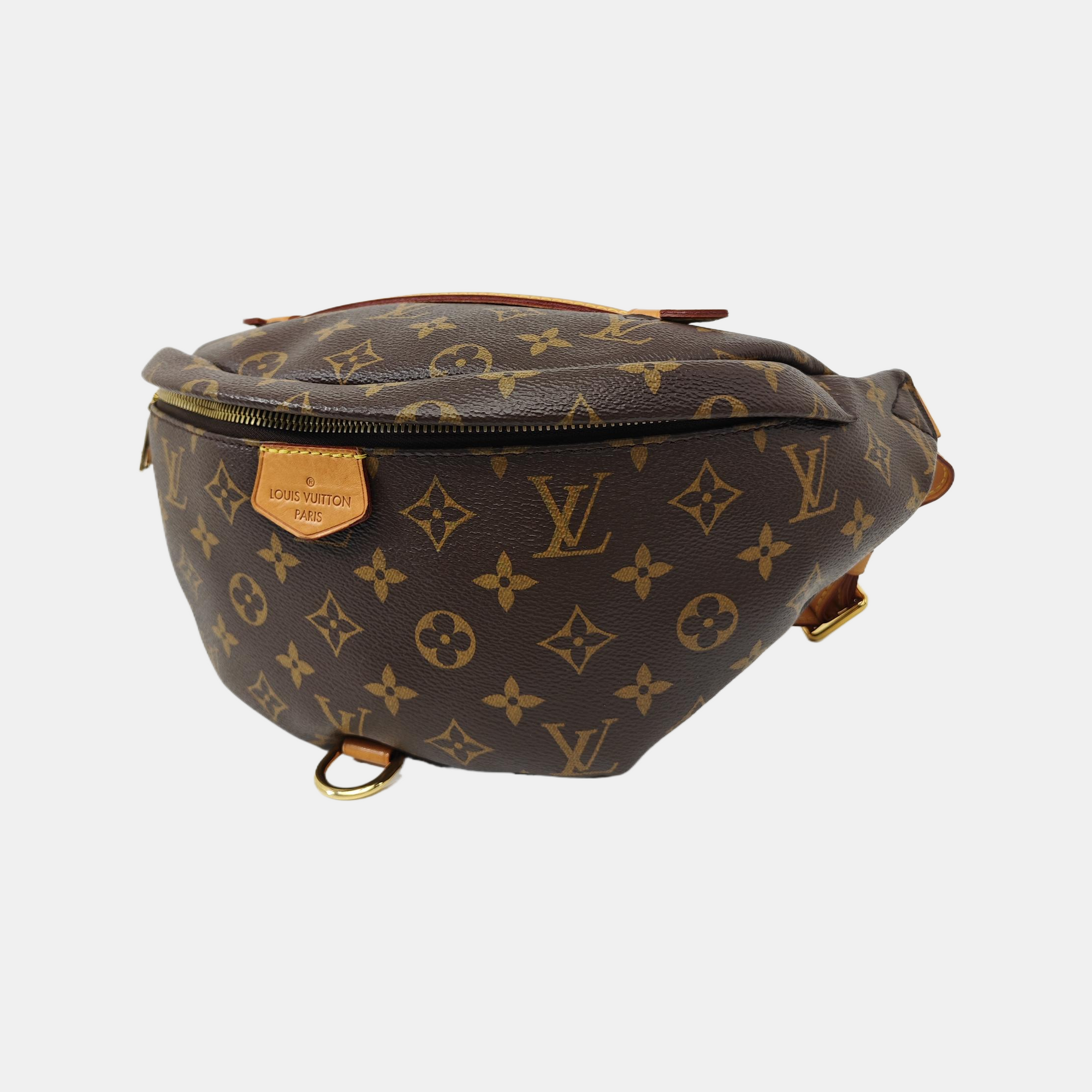 BUMBAG Monogram Coated Canvas Brown