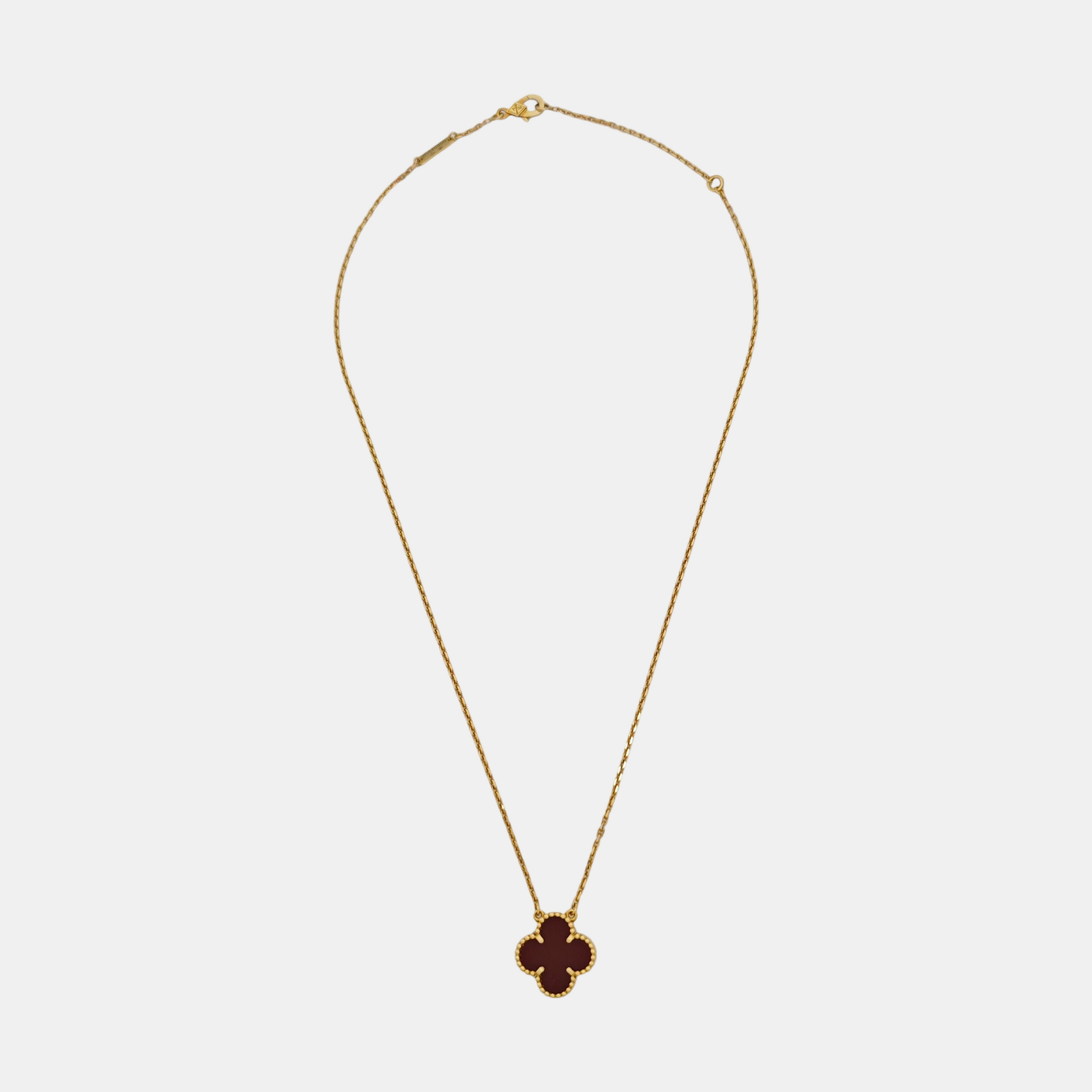 Vintage Alhambra 18k Gold Necklace