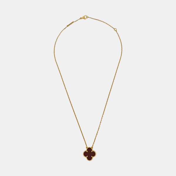 Vintage Alhambra 18k Gold Necklace