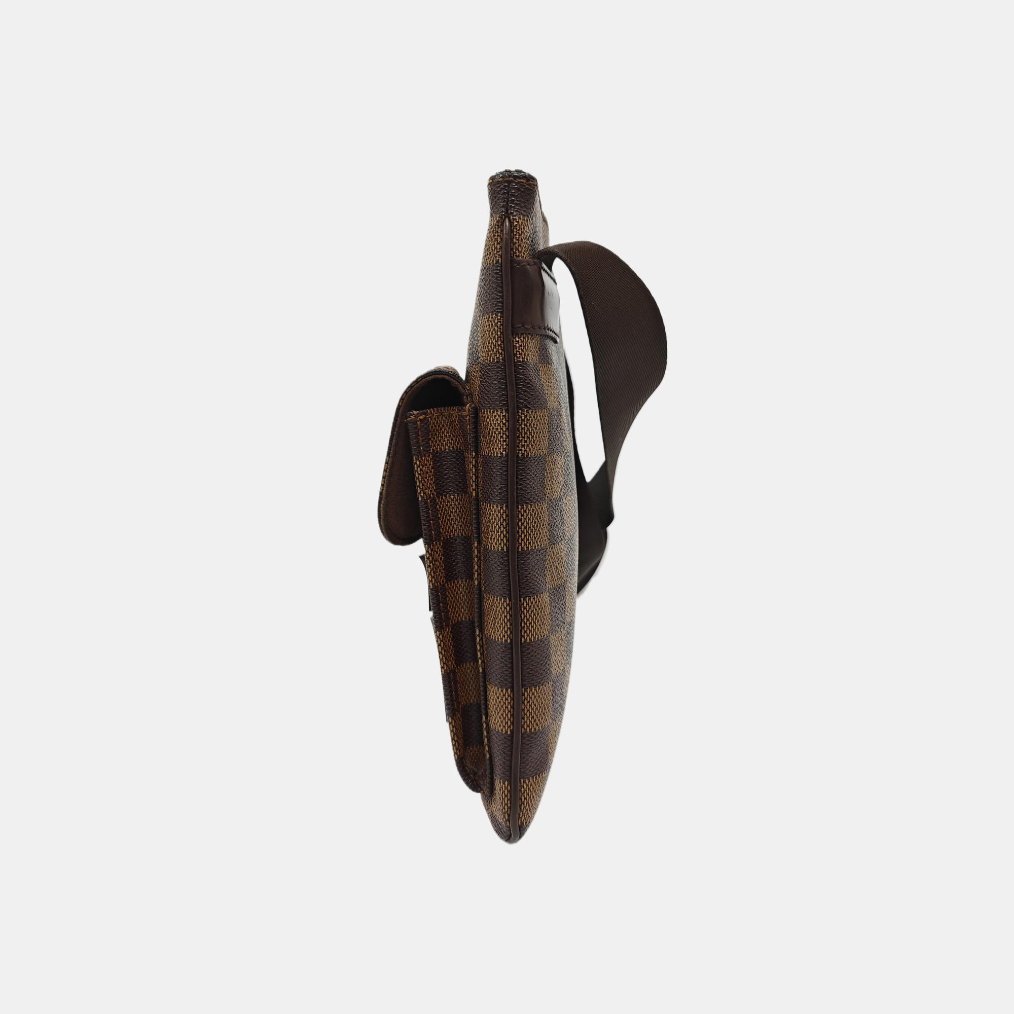 MELVILLE Damier Ebene Coated Canvas Brown