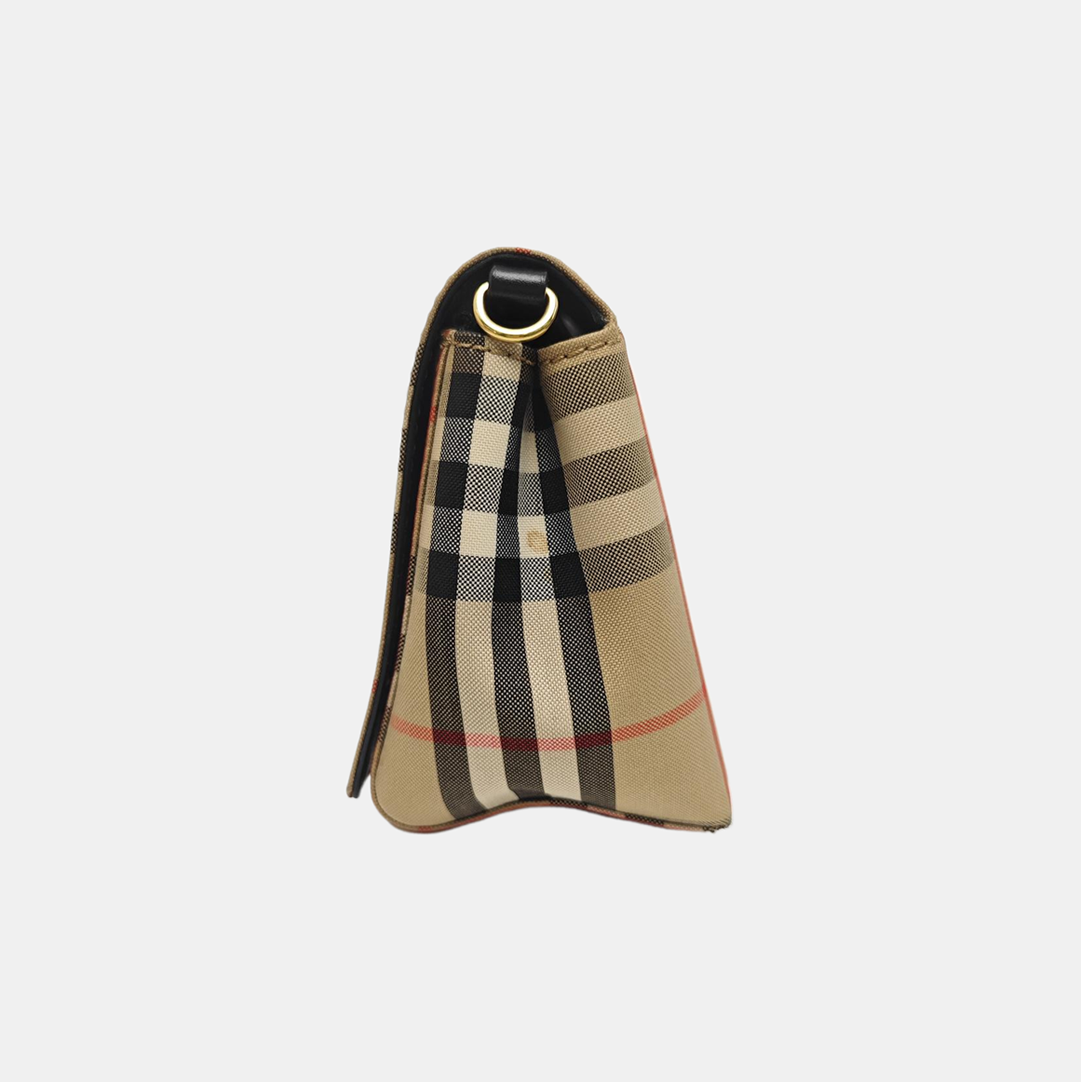 Vintage Small Fabric Beige