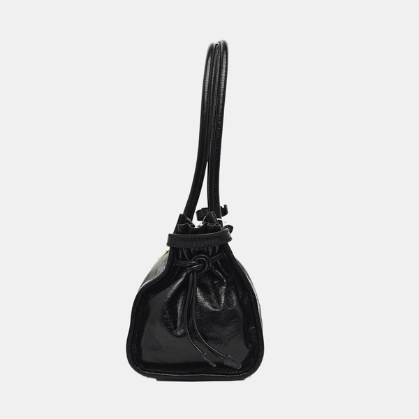 Bonnie Medium Patent Leather Black