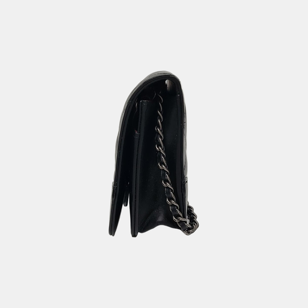 Authenticated pre-owned  GABRIELLE WOC Quilted Calfskin Black - Shoulder Bag at Looply