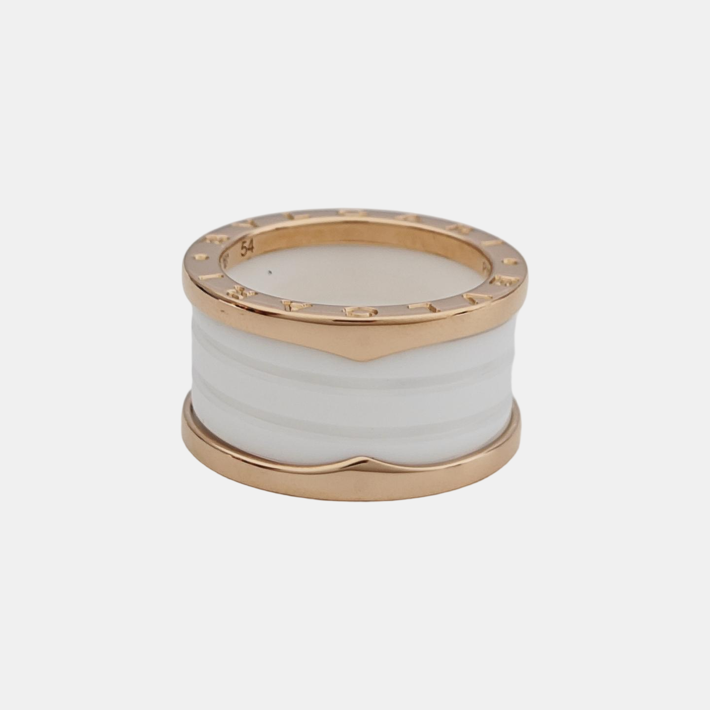 B.ZERO1 18k Rose Gold Ring EU 54