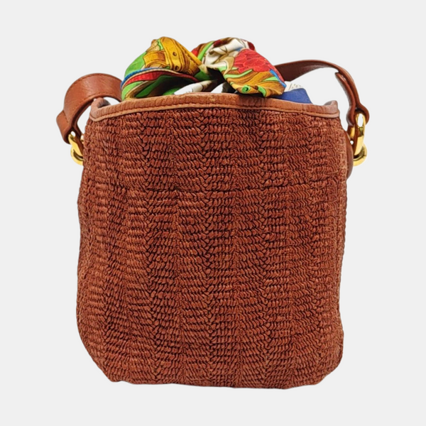 Special Material Shoulder Bag Brown