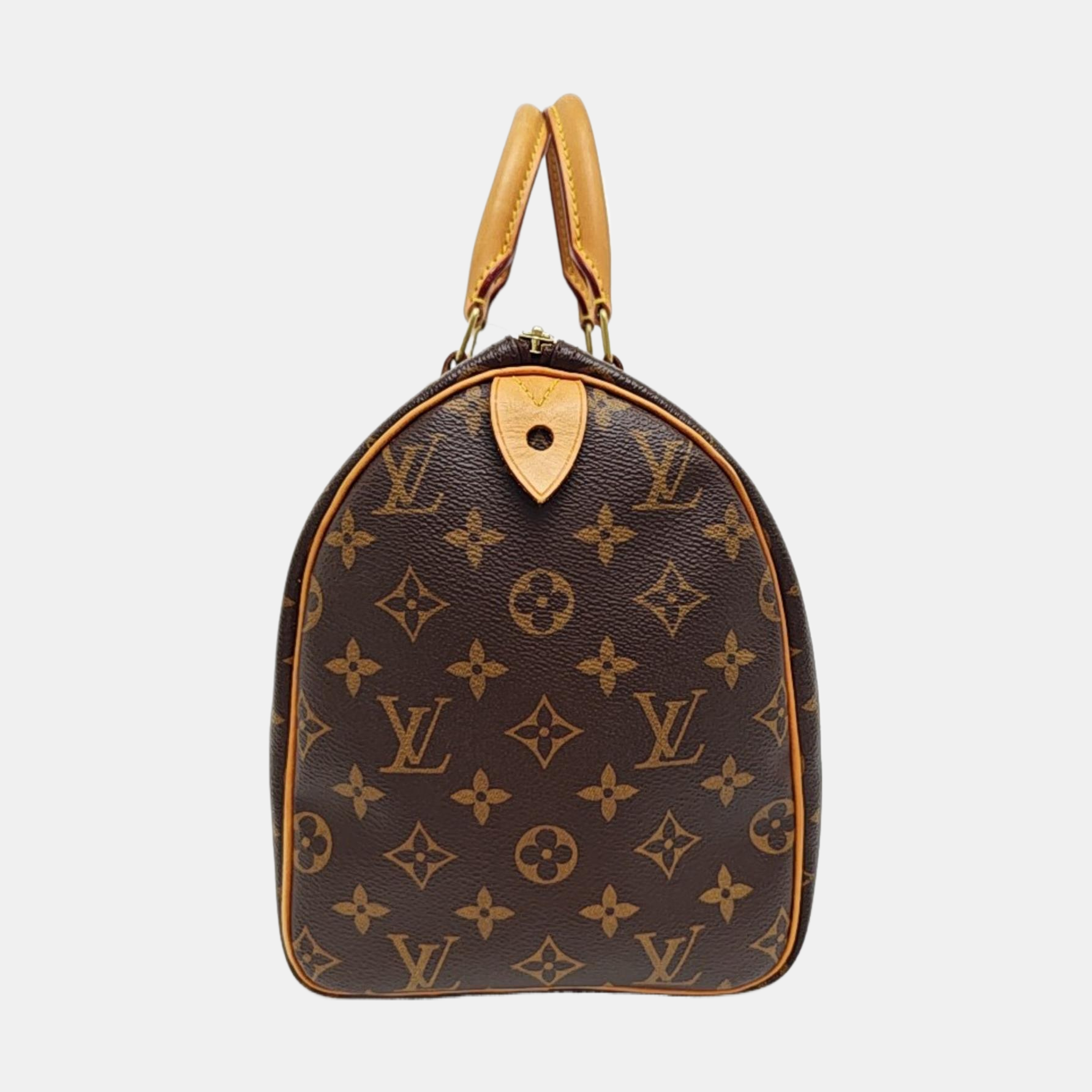 SPEEDY 30 Monogram Coated Canvas Brown