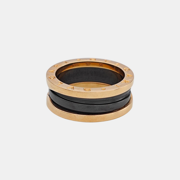 B.ZERO1 18k Rose Gold Ring EU 56