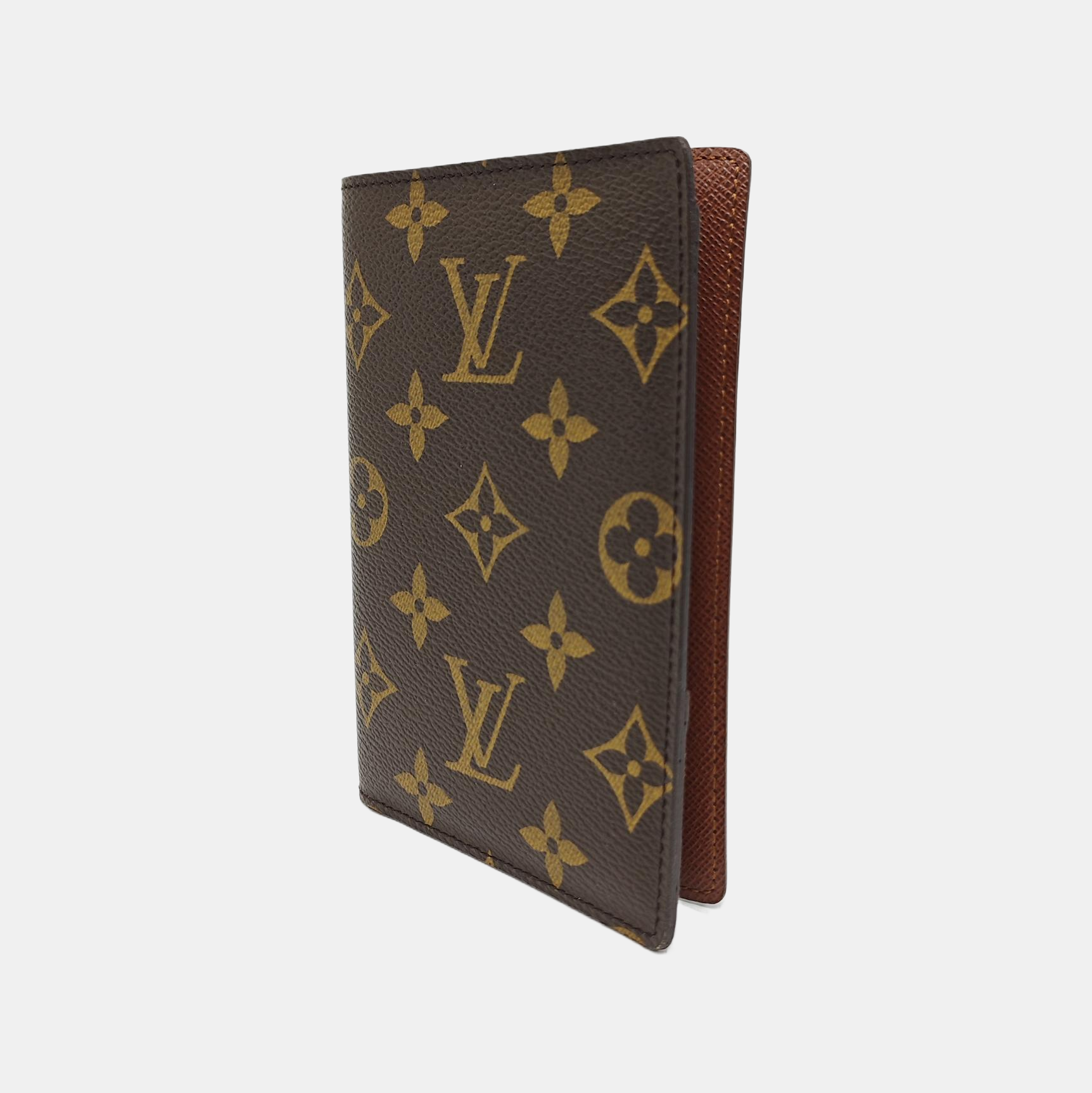 Monogram Coated Canvas Card Holder Brown