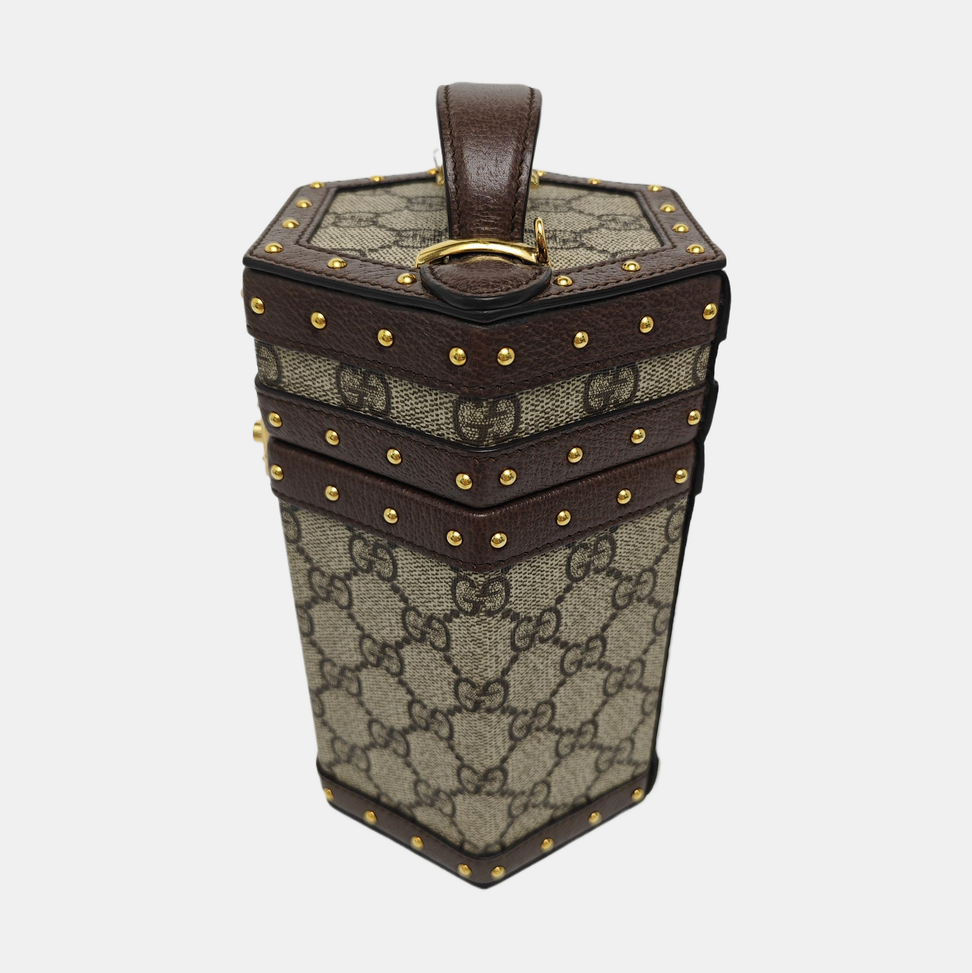 Monogram Coated Canvas Shoulder Bag Beige