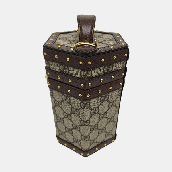 Monogram Coated Canvas Shoulder Bag Beige