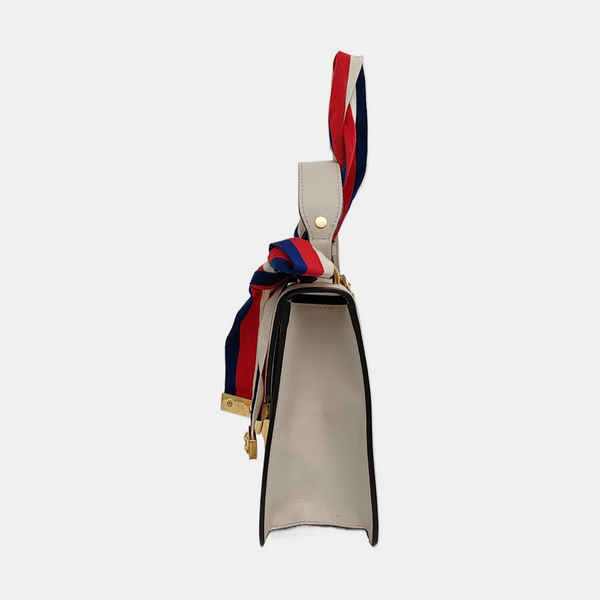 Sylvie Small Calfskin White